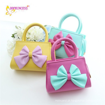 Estilo coreano crianças meninas bolsa de couro bonito do bebê mais novo fotos lady fashion handbag